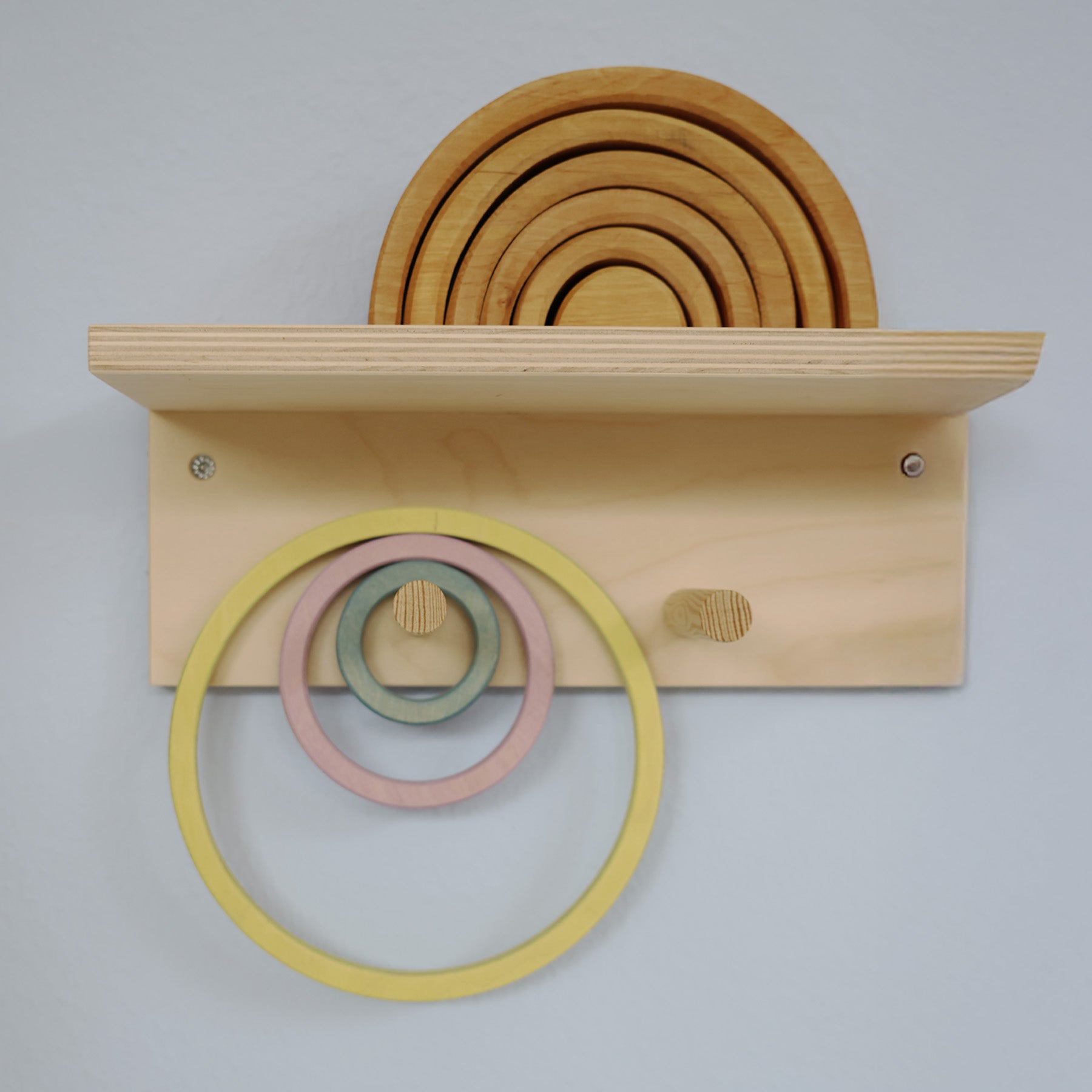 Concentric Circles and Rings Pastel